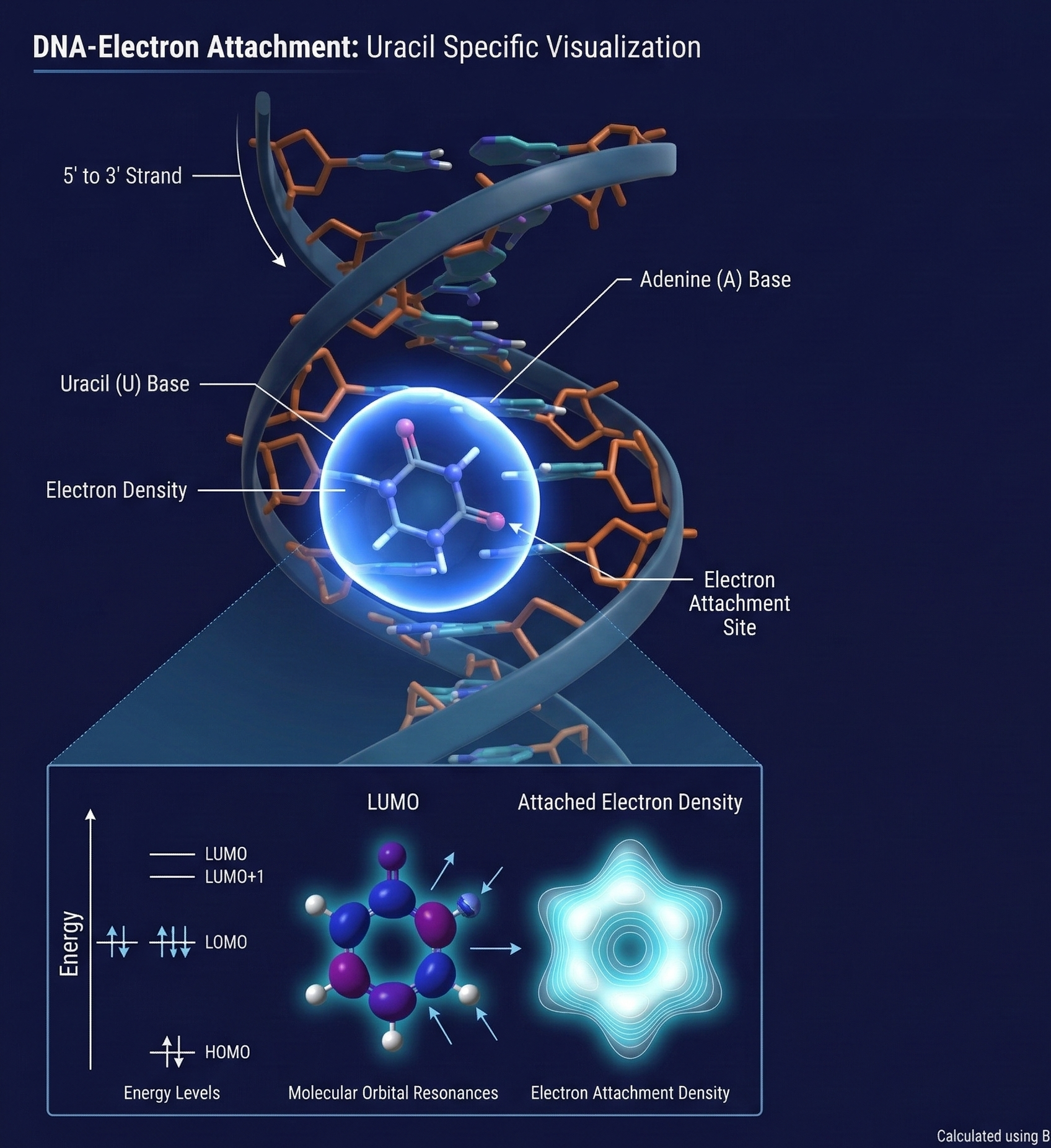Electron-Induced Dissociation in DNA